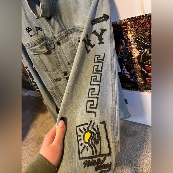 Trademark Brooklyn Cloth unisex Denim jacket size medium - Picture 4 of 4